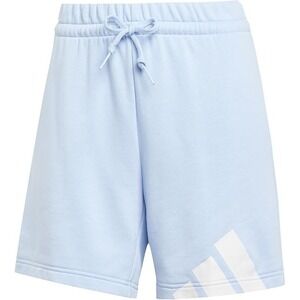 Adidas Sweat Shorts Large Women's SHORTS Blue White Athletic Gym NWT